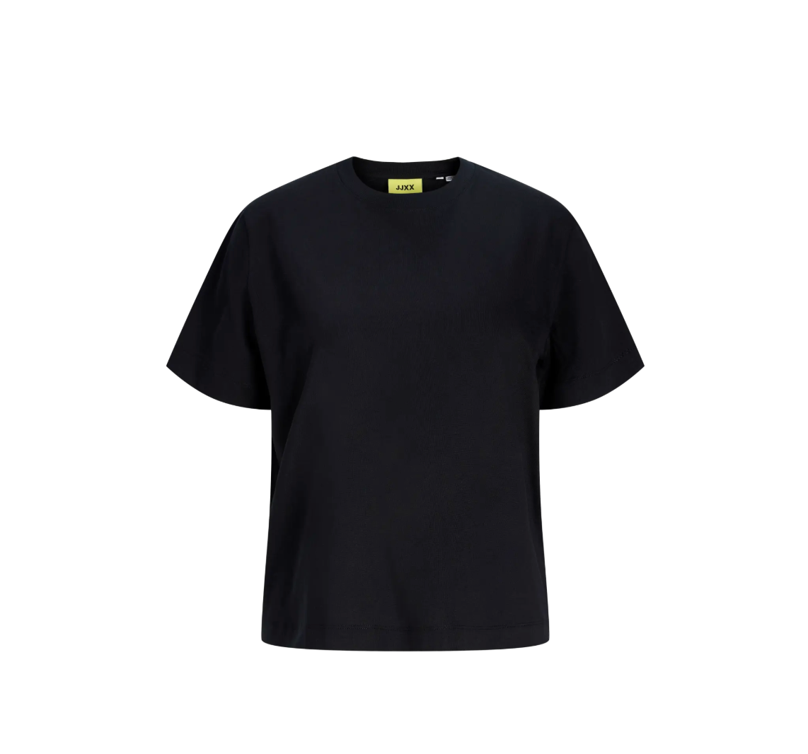 Sophia | Boxy Tee Black