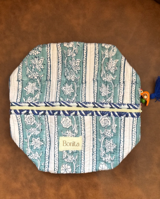 Bonita Quilted LRG Cosmetic Bag