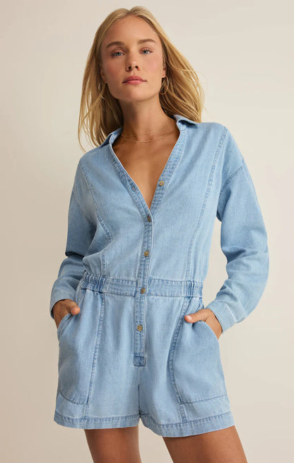 Sully | Twill Romper