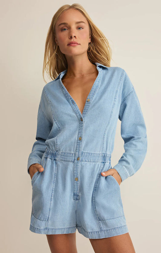 Sully | Twill Romper