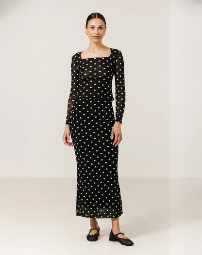 Mesh Wrap | Skirt