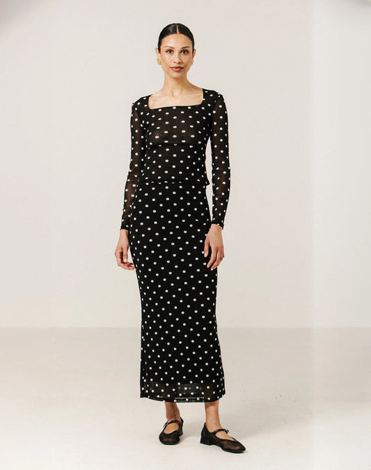 Mesh Wrap | Skirt