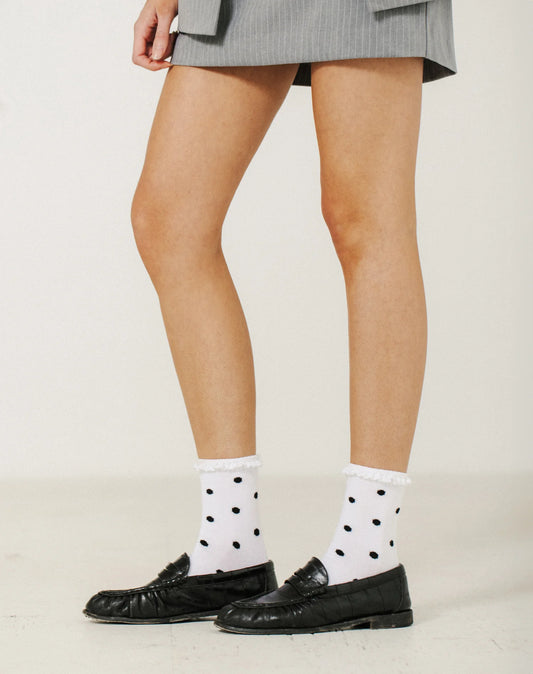 Ruffle Polka | Sock