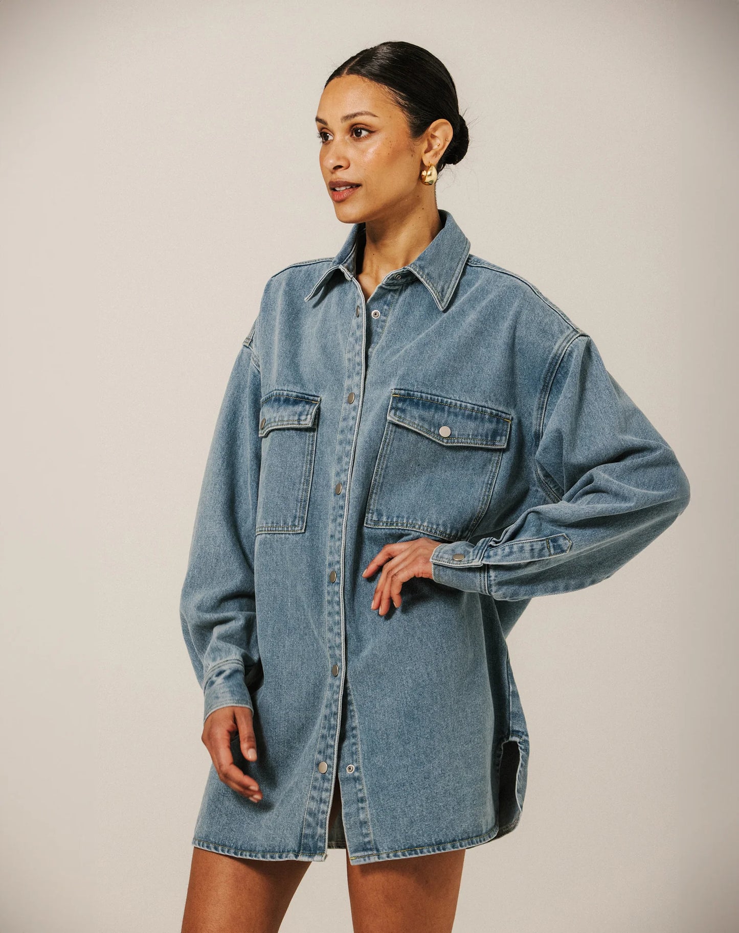 Shania Jacket | Vintage Blue