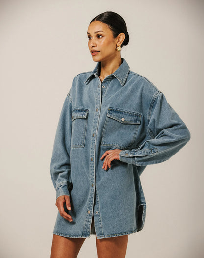 Shania Jacket | Vintage Blue