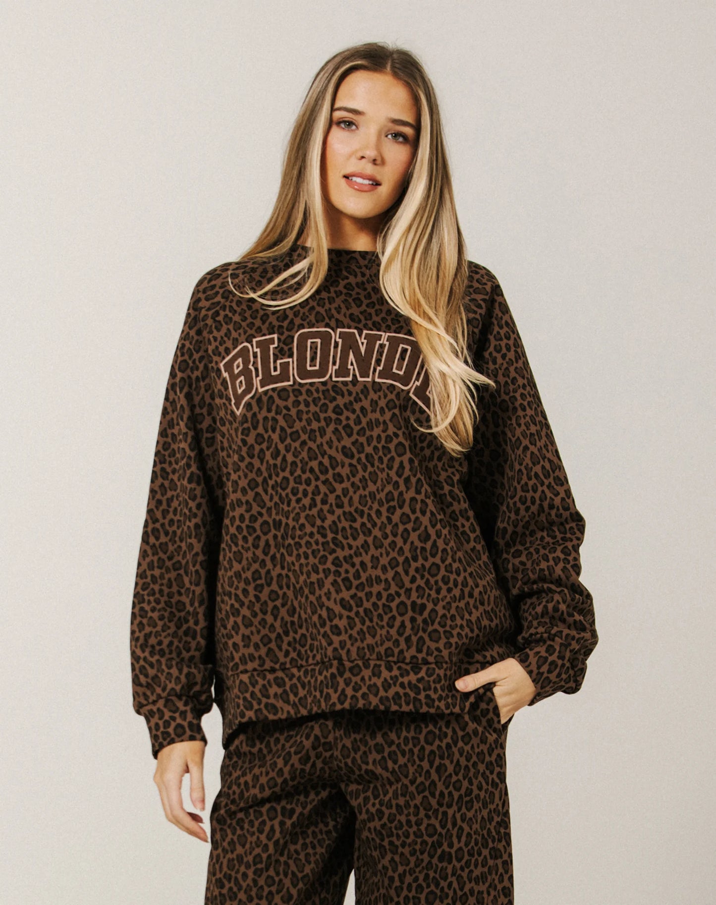 Varsity | Crewneck: Blonde + Brunette