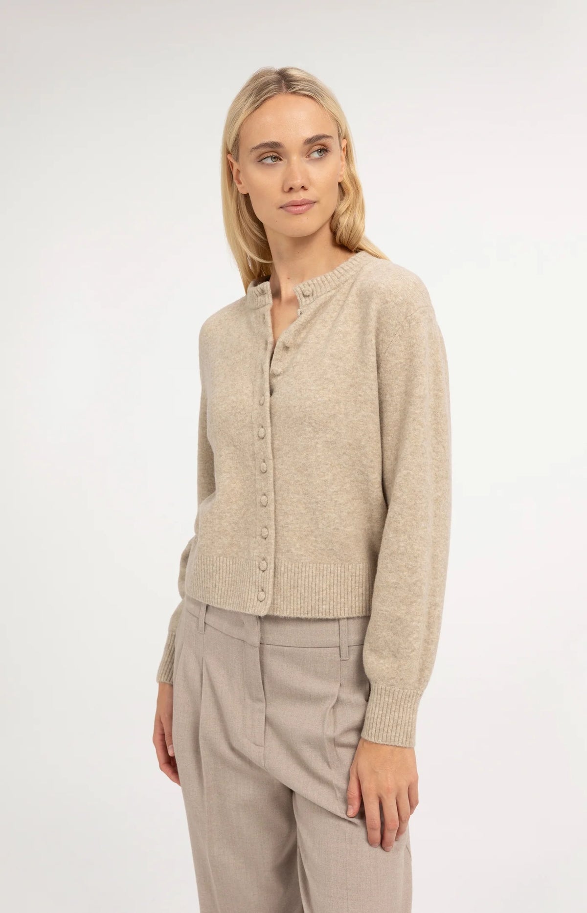Lori | Cardigan + Detachable Fur Collar