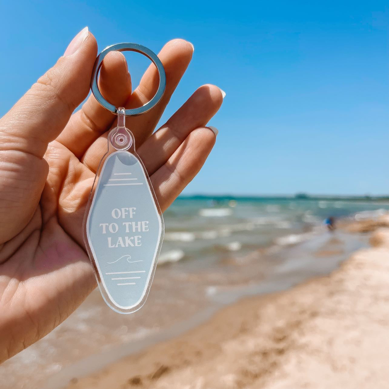 Off to the lake | Keychain