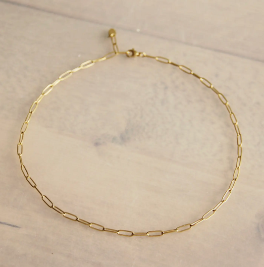 D- Chain Link Gold | Necklace